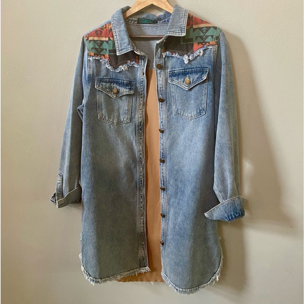 Women’s Western Style Jean Jacket, medium